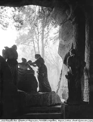 Apolo atendido por las ninfas en el bosquete de los Baños de Apolo, destinado a la Gruta de Tetis, ejecutado con la asistencia de Thomas Regnaudin (1622-1706) 1666-75